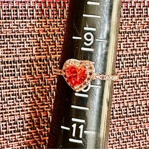 Fragrant Jewels Radiant Red Heart Ring